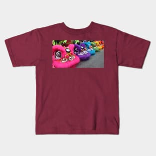 Colorful Chinese Dragon masks on a festival 2 Kids T-Shirt